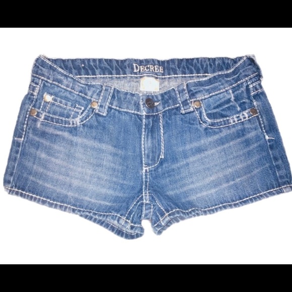 DECREE Medium Blue Denim Shorts Size 5 - Picture 1 of 2